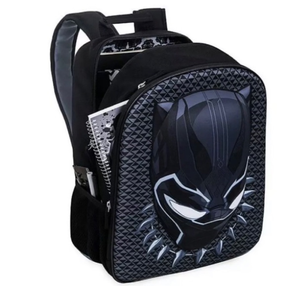 Disney Store black panther backpack lunchbox set - Picture 3 of 12